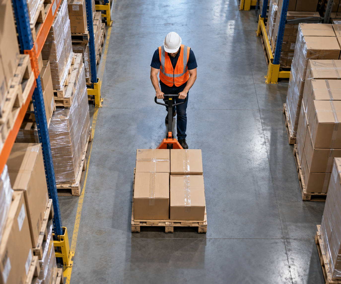 Warehouse cargo handling operation